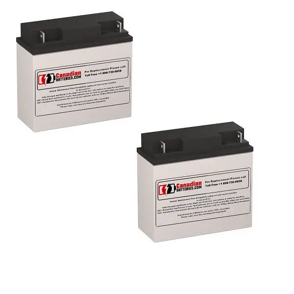 Alpha Technologies 600 Ups Replacement Batteries – Dual 12V 18Ah Units (216Wh Total) 1