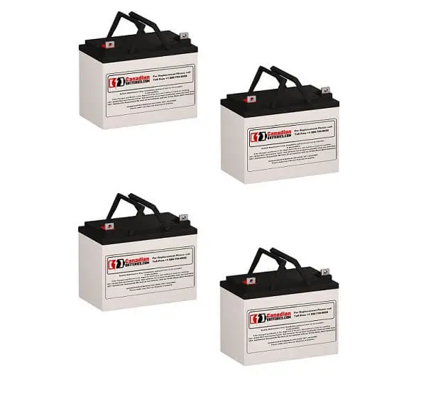 Alpha Technologies Ebp 48I/A Rm Ups Battery Kit – 4 × 12V 33Ah, 396Wh Total (Part Nos: 032-038-Xx) 1