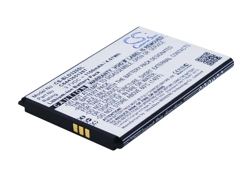 Blu Smartphone Battery – 3.7V Li-Ion, 1100Mah, Fits Dash 3.2 & C644305128T (4.07Wh) 1