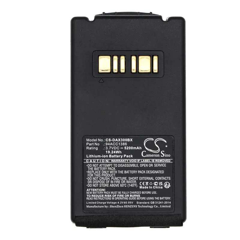 Datalogic Falcon X3 Barcode Scanner Battery – 3.7V Li-Ion 5200Mah (19.24Wh) 1