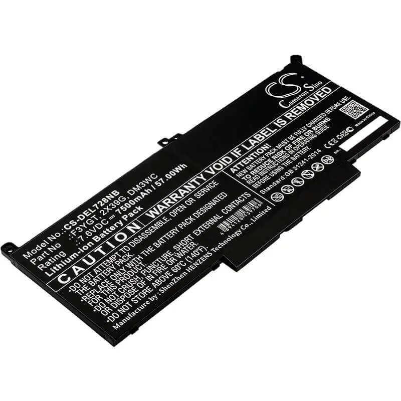 Dell Latitude 7000/7290/7390 Series 7.6V 7500Mah Laptop Battery 1
