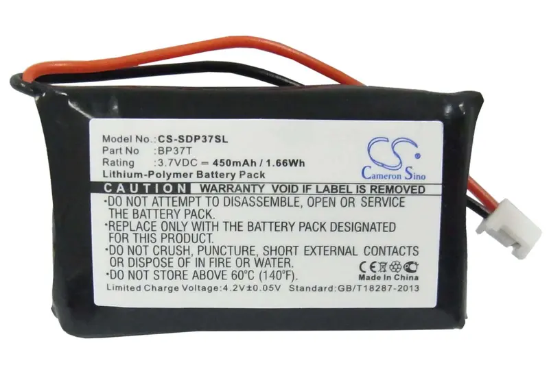 Dogtra Iq Plus & Bp37T Remote Transmitter Battery – 3.7V 450Mah Li-Polymer (1.67Wh) 1
