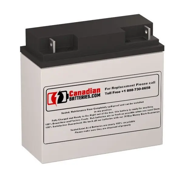 Duracell Dura12-18Nb Replacement Battery – 12V 18Ah Agm With Nb Terminals 1