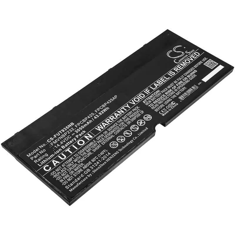 Fujitsu Lifebook T904/T904U Tablet Battery – 14.4V Li-Ion, 3050Mah (43.92Wh) 1