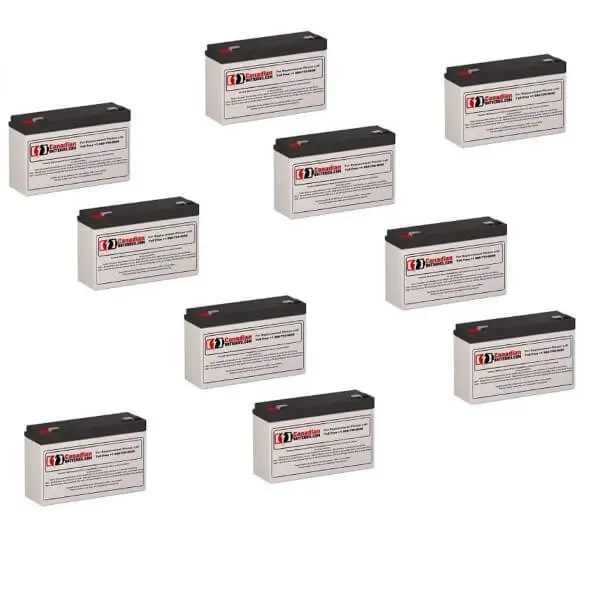 Hp A2998Br Ups Battery Array – 10× 6V 10Ah Sealed Lead-Acid, 60Wh Each 1