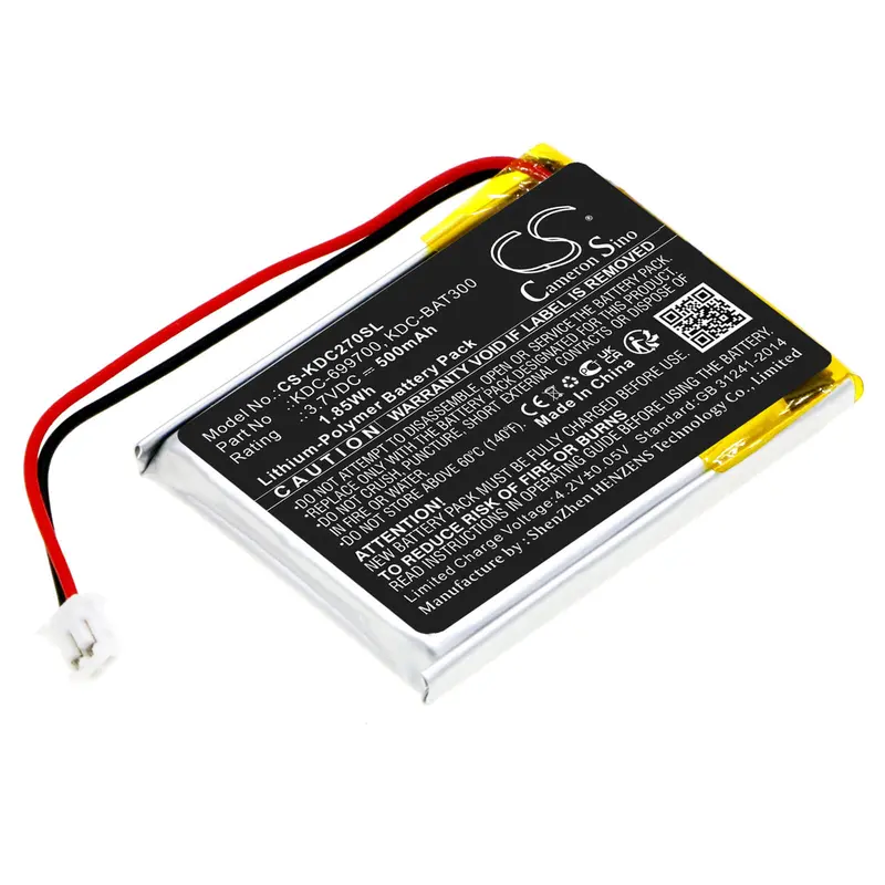 Koamtac Kdc270/Kdc280/Kdc30 3.7V 500Mah Li-Polymer Barcode Scanner Battery 1