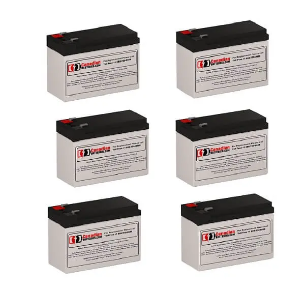 Liebert Gxt 1000Rte-120 Ups Battery Pack – 6 × 12V 7Ah Sealed Lead-Acid Units 1