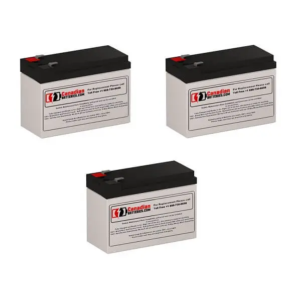 Minuteman Mcp700Irm E Ups Battery Pack – 3 × 12V 7Ah Sla Batteries (84Wh) 1
