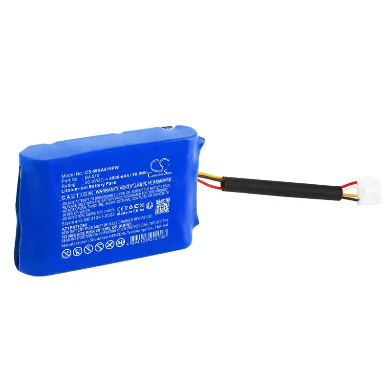 Mowox/Silaro Robotic Lawn Mower Battery – 20.0V Li-Ion, 4900Mah (98.0Wh), Compatible With Rm 1000 Wiu-Sn 1