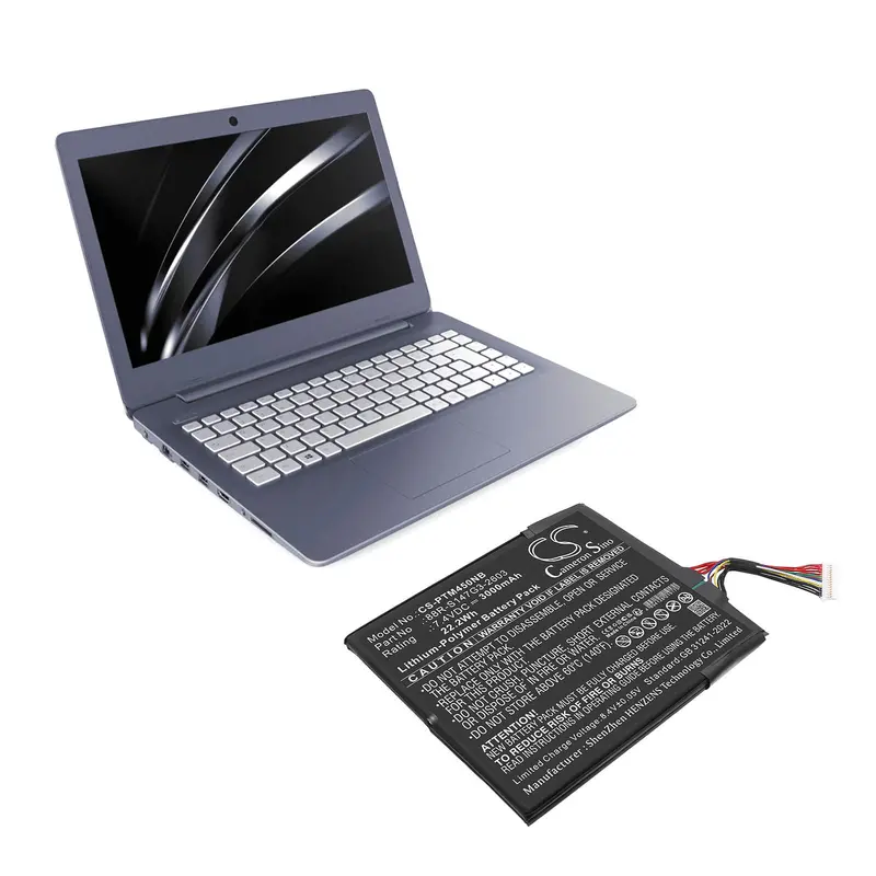 Positivo Master N40I & Motion C432A Laptop Battery – 7.4V Li-Polymer, 3000Mah, 22.2Wh 1