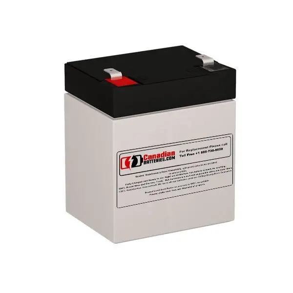 Strident Agm Gp12-5 Replacement Battery – 12V 5Ah With F2 Terminals 1