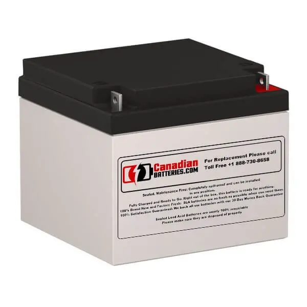 Tripp Lite 98-120 Ups Replacement: 12V 26Ah Sealed Lead-Acid Battery 1