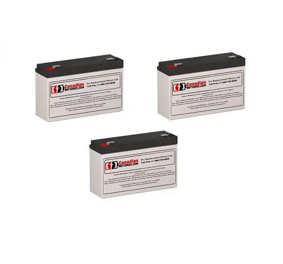 Tripp Lite Bc425Fcd Ups Battery Set – 3 × 6V 12Ah (72Wh Total) Sealed Lead Acid 1