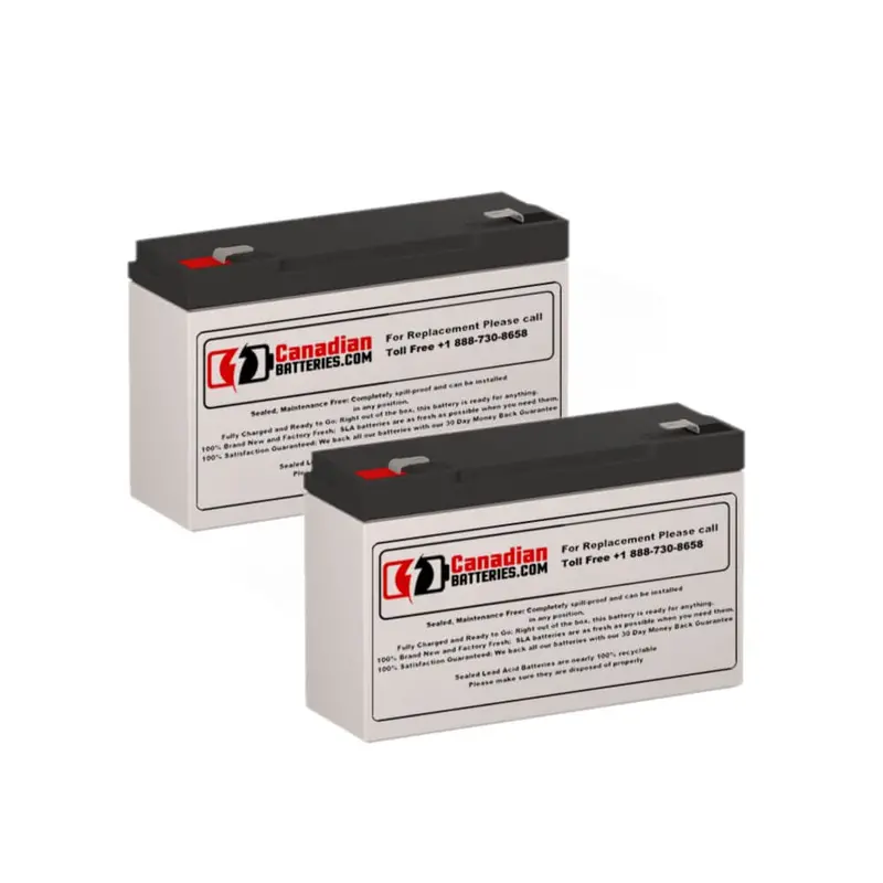 Tripp Lite Smart700 Ups Replacement Batteries – Dual 6V 12Ah Sealed Lead-Acid Units (72Wh Total) 1